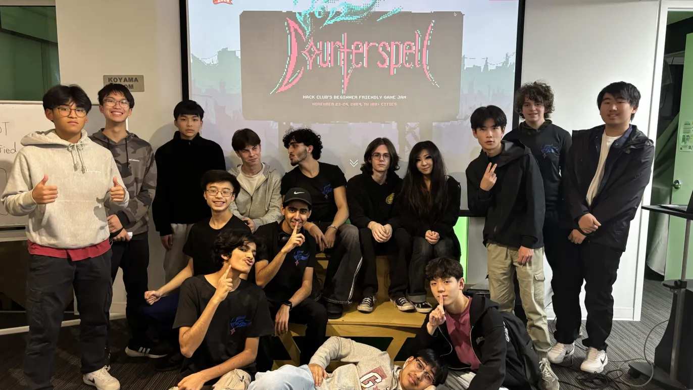 Group photo from Counterspell Vancouver Hackathon, November 2024